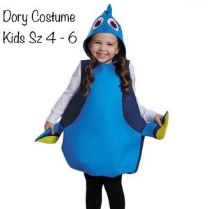 Dory Costume 🎃 Kids Sz 4 -6